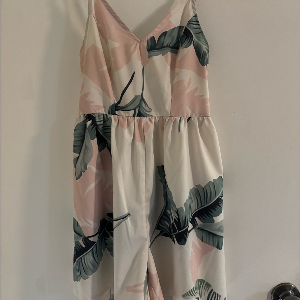 Floral Print Jumpsuit